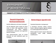 Tablet Screenshot of anwalt-ak.de